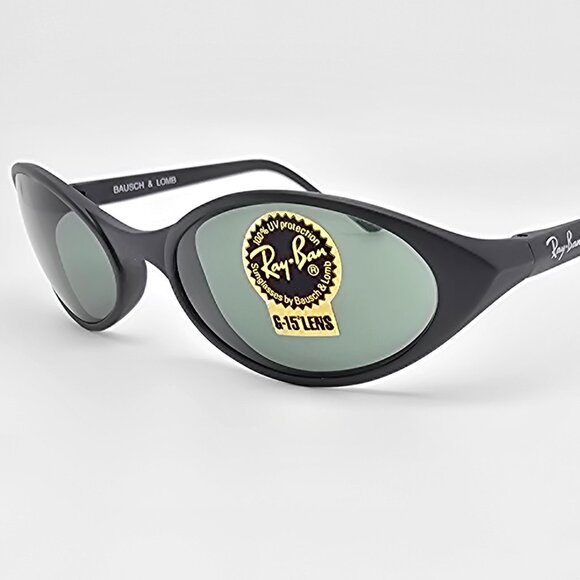 Ray-Ban B&L W2173 YMAS PS6 Predator Matte Black Frame G-15 Lens Sunglasses 54-18